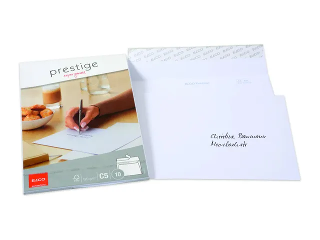 envelop Prestige C5 FSC 120 gram wit 10 stuks