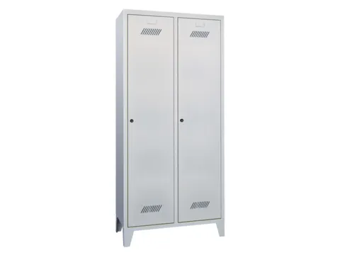 locker,HxBxD 1850x800x500mm,2vak,vak B 400mm,RAL7035,front RAL5010