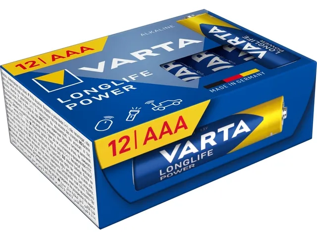 Batterij Varta Longlife Power 12x AAA