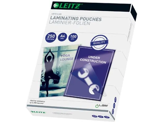 Pochette à plastifier Leitz iLAM A4 250 microns 100 pièces