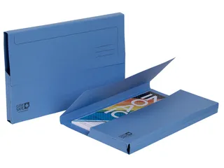 Pocketmap Exacompta Clean'Safe A4 400gr blauw 5 stuks - 3