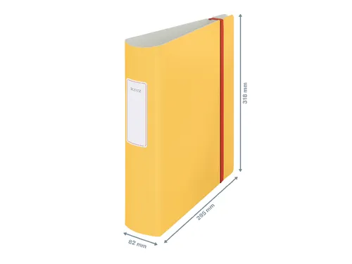Ordner Leitz 1038 180° Active Cosy A4 82mm geel