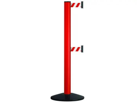Afzetsysteem Safety Dubbele Riem 2.3 Meter Rood Wit