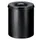 Papierbak met Vlamdover 80 liter 465mm x 54cm Zwart