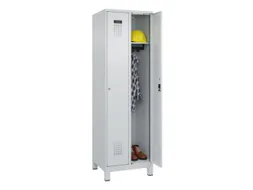 locker,HxBxD 1950x600x500mm,2vak,vak B 300mm,cil.-slot,voeten