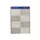 Menoor In-Uit bord 20 namen Aluminium Aanwezig/Afwezig Blauw