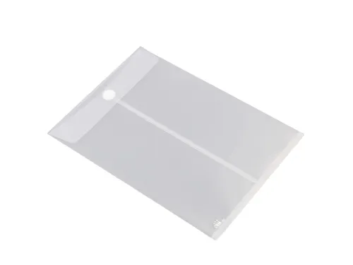Enveloptas HF2 A4 240x335mm staand PP transparant wit
