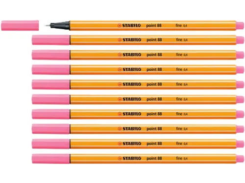 Fineliner STABILO point 88/29 fijn roze