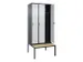 locker voor scheiding van kleding,HxBxD 2120x900x815mm,3vak