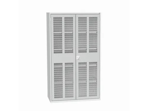 universele kast,HxBxD 2000x1300x550mm,4xStalen bodem,draaigrendelslot