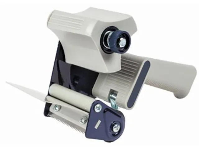 Afroller voor verpakkingstape, 75 mm, blauw