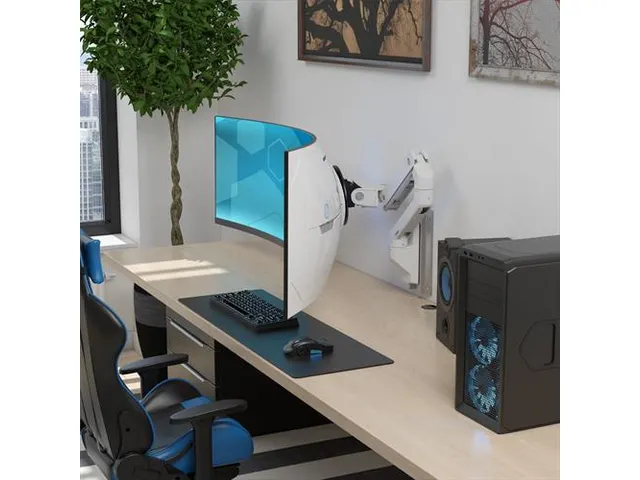 HX Monitorarm voor muurbevestiging met VHD-draaifunctie Wit