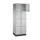 lockerkast,HxBxD 1950x620x500mm,2x4vakken,cil.-slot,sokkel