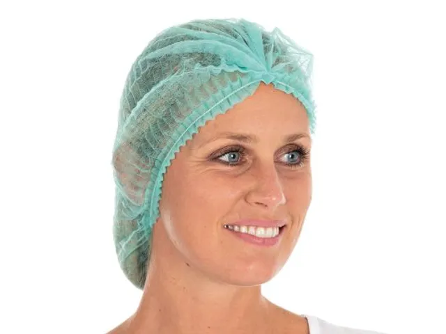 Franz Mensch Hygonorm 121072 Clip cap Haarnetje 55cm Groen 1000 stuks