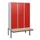 locker met bank,HxBxD 1950x1200x815mm,3vak,vak B 400mm,cil.-slot