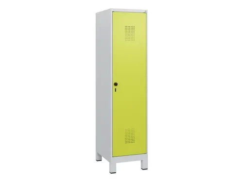 schoollocker,HxBxD 1630x400x500mm,1vak,vak B 400mm,draaigrendel,voeten