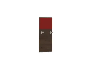 baliepaneel bureau aanbouw rechts 600mm NV bruin hickory BN4011-rood - 1