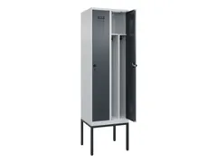 locker voor scheiding van kleding,HxBxD 2120x600x500mm,2vak
