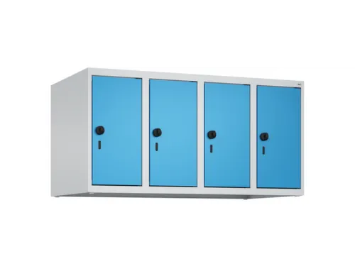 opzetkast,v. locker,4vak.,vak B 250mm,HxBxD 500x1000x500mm,vleugeldeur