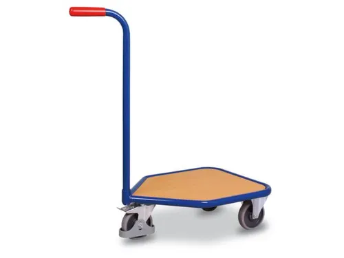 Platformwagen Duwstang 150kg Laadvlak 565x450mm 3 Wielen