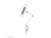 Neomounts DS15-545WH1 Support pour tablette à pince pour bureau - 4.7