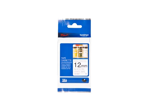 Labeltape Brother P-touch TZe-N231 ongelamineerd 12mm zwart op wit