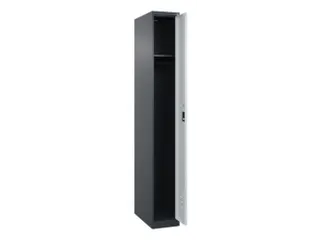 locker,HxBxD 1850x250x500mm,1vak,vak B 250mm,cil.-slot,staand op vloer - 1