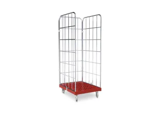 rolcontainer,draagverm. 500kg,HxLxB 1830x815x682mm,nuttige H 1650mm - 1