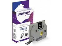 Tape Wecare TZE325 9mm wit op zw