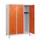 schoollocker,HxBxD 1630x1200x500mm,3vak,vak B 400mm,cil.-slot,voeten