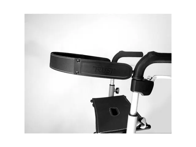 Trustcare Rugsteun Zwart voor Let's Go Out & Let's Fly rollator