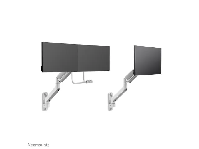 Neomounts NEXT AWL75-450WH Muuradapter monitorarm - 100% plasticvrije