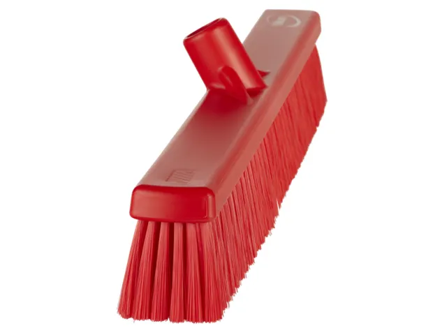 Vikan 31994 zachte brede bezem rood 610mm