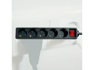 Stekkerdoos BRASQ 4 voudig 1.4 meter zwart - 7