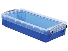 Opbergdoos 0,55 liter Transparant Blauw