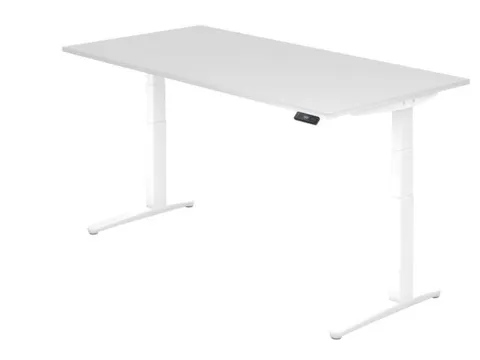 bureau assis-debout à régl. de haut. élec. HxlxP 650-1290x2000x1000
