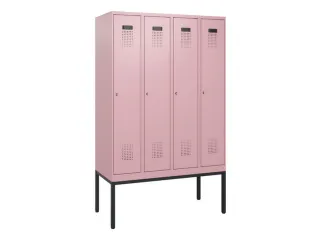 schoollocker,HxBxD 1950x1200x500mm,4vak,vak B 300mm,cil.-slot - 2