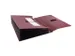 documentenmap accordeon Bordeaux rood 12-vaks