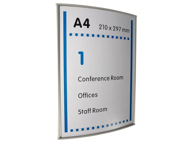 Menoor Deurbord Premium Gebogen A4