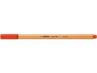 Fineliner STABILO point 88/40 rood 0.4mm - 5
