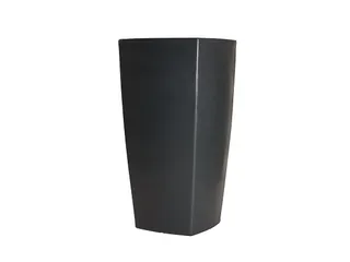 plantenpot,trapeziumvormig,PE,antracietgrijs,HxBxD 900x470x470mm,38l - 2