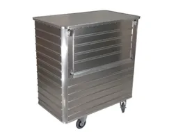 Bakwagen Van Aluminium Met Deksel 250kg 985x930x530mm 355l