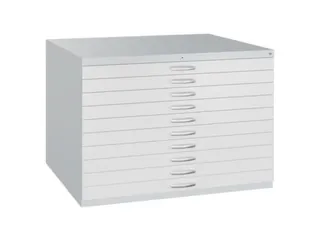 Tekeningenkast Hxbxd 760x1100x765mm 10 Laden Din A1 Ral7035 - 2