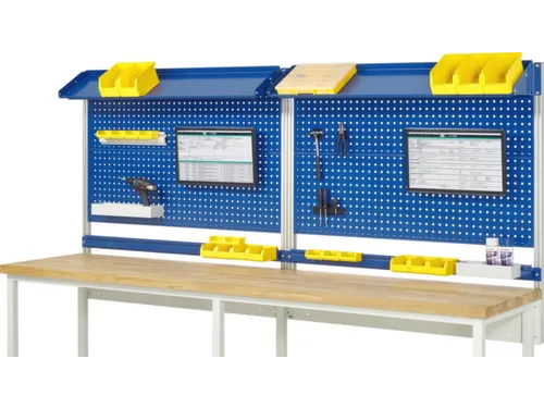 opbouwelement,v. werkbank,HxBxD 1130x3000x350mm,draagverm. 100kg,staal