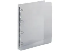 ringmap, voor ft A4 maxi, uit PP, 4 ringen van 30mm transparant