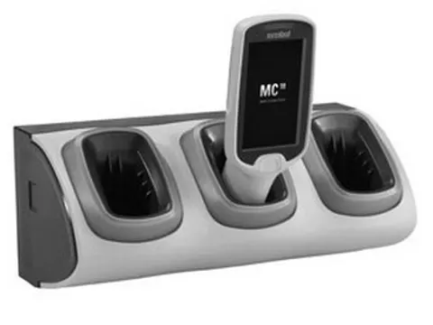 Zebra MC18 3-Slot Non-Locking High Density Cradle Oplader