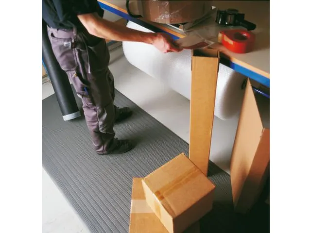 Werkplekmat Hxb 9x1220mm Grijs