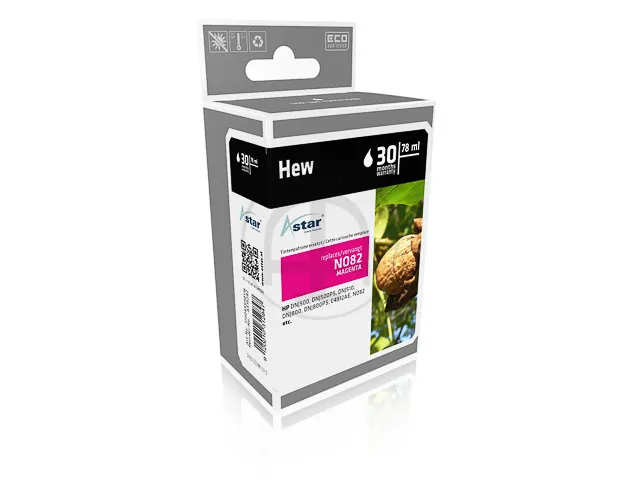 AS15282 ASTAR HP HP 82 DNJ Inkt magenta rebuilt 4312pagina's 69ml