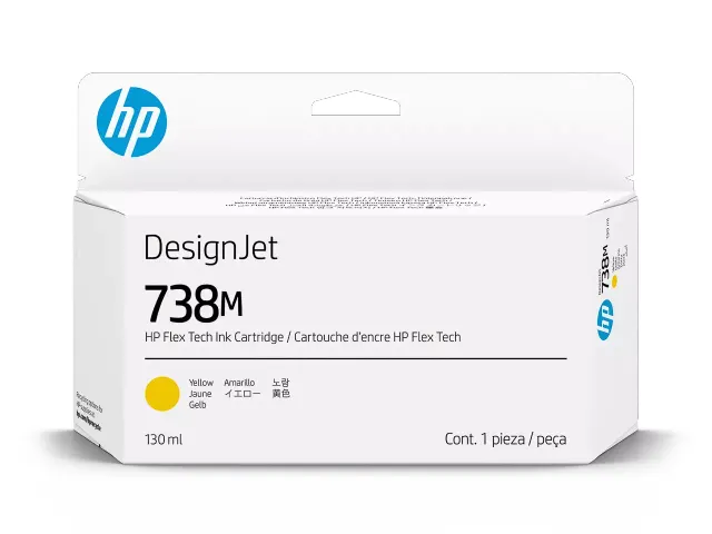 A24VPA HP 738M DNJ ink Cartridge Yellow 130ml