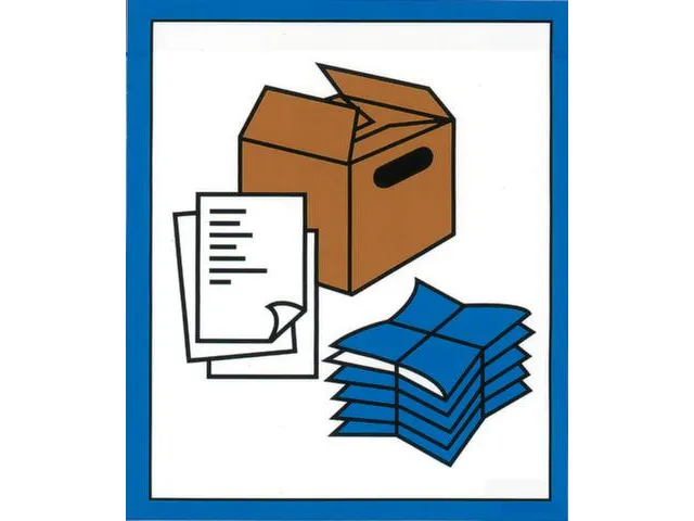 Pictogram Stickers Voor Afvalverzamelaar 6 Symbolen